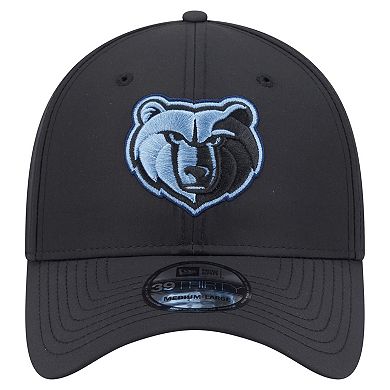 Men's New Era Black Memphis Grizzlies Night 39THIRTY Flex Hat