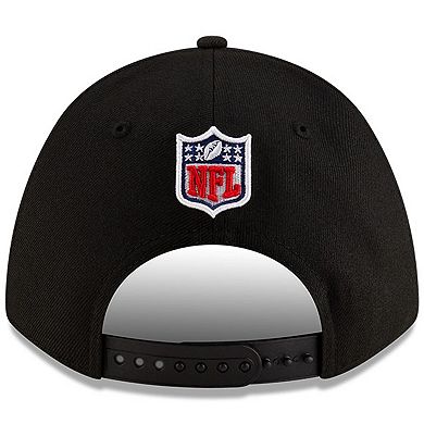 Youth New Era Black San Francisco 49ers 2025 Rivalries Collection 9FORTY A-Frame Adjustable Hat