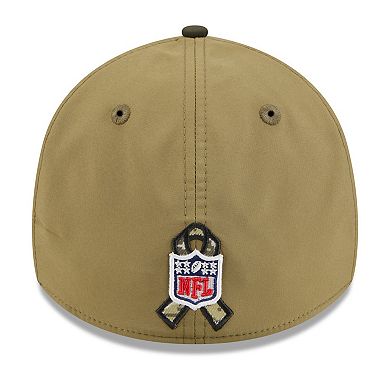 Men's New Era Green Miami Dolphins 2025 Salute to Service 39THIRTY Flex Hat