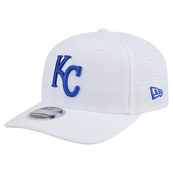 Men's New Era White Kansas City Royals COOLERA 9SEVENTY Adjustable Hat