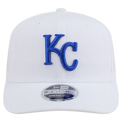 Men's New Era White Kansas City Royals COOLERA 9SEVENTY Adjustable Hat