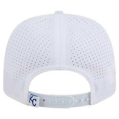 Men's New Era White Kansas City Royals COOLERA 9SEVENTY Adjustable Hat