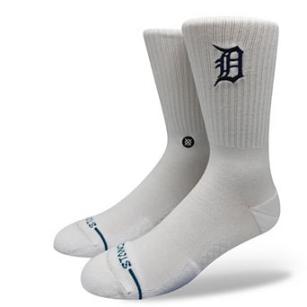 Unisex Stance Detroit Tigers White Crested Knit Crew Socks