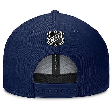 Men's Fanatics Navy New York Rangers Authentic Pro Rink Lockup Snapback Hat