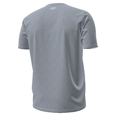 Men's Under Armour Gray Notre Dame Fighting Irish Leprechaun Performance T-Shirt