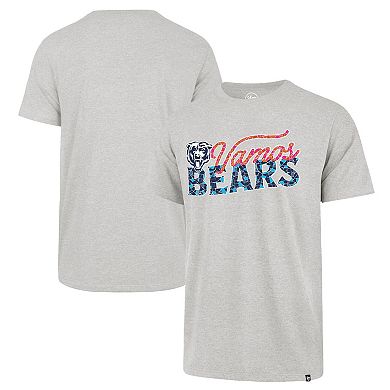 Men's '47 Gray Chicago Bears Latino Heritage Franklin T-Shirt
