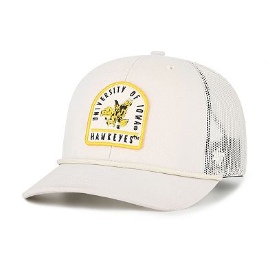 Unisex '47 Cream Iowa Hawkeyes Core & Inline Gravestone Adjustable Trucker Hat