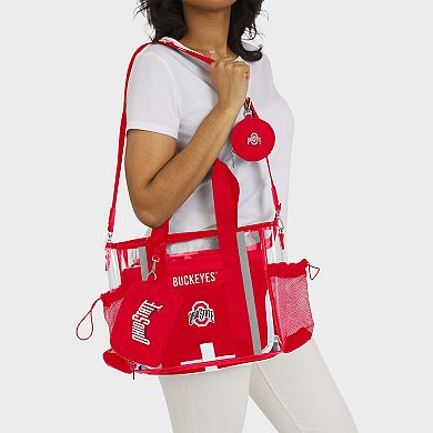 WEAR by Erin Andrews Ohio State Buckeyes Clear Stadium Baby Bag