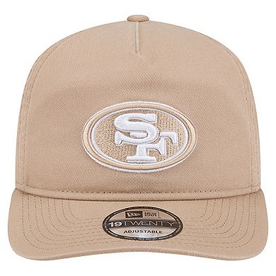 Men's New Era Tan San Francisco 49ers 19TWENTY Adjustable Hat