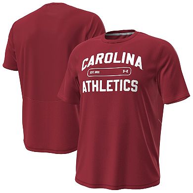 Men's Under Armour Garnet South Carolina Gamecocks Sideline Knockout T-Shirt