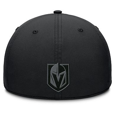 Men's Fanatics Black Vegas Golden Knights Authentic Pro Road Team Code Flex Hat