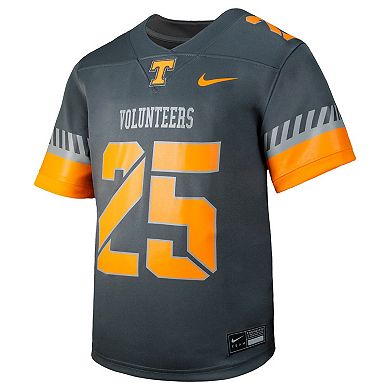 Preschool Nike #25 Anthracite Tennessee Volunteers Untouchable Replica Game Jersey