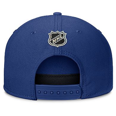 Men's Fanatics Blue Tampa Bay Lightning Authentic Pro Rink Team Code Snapback Hat