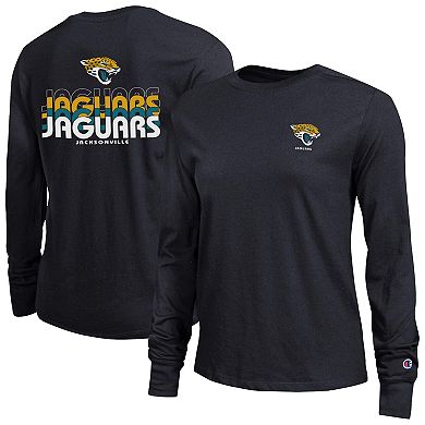 Women's Champion Black Jacksonville Jaguars Core Long-Sleeve T-Shirt