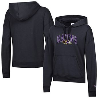 Women's Champion Black Baltimore Ravens Powerblend Hoodie