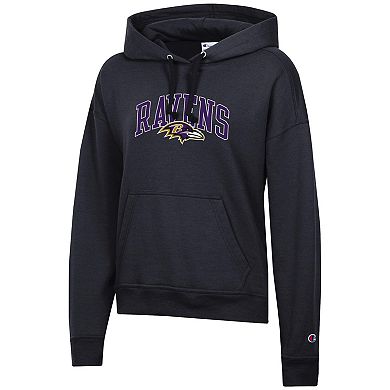 Women's Champion Black Baltimore Ravens Powerblend Hoodie
