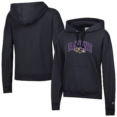 Women's Champion Black Baltimore Ravens Powerblend Hoodie