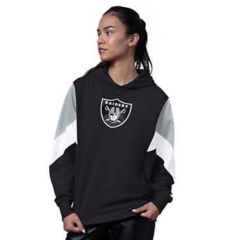 Women's Starter Black Las Vegas Raiders Scrimmage Hoodie