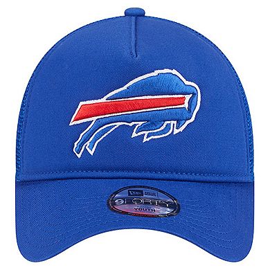 Toddler New Era Royal Buffalo Bills Main 9FORTY A-Frame Trucker Adjustable Hat