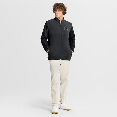 Men's Fanatics Black Philadelphia Flyers Authentic Pro Rink Full-Zip Jacket