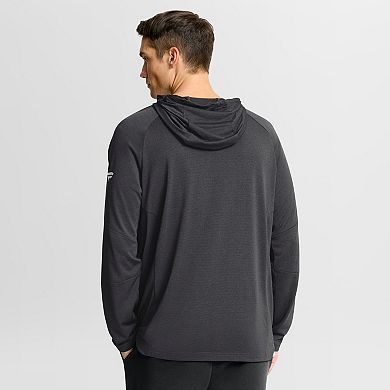 Men's Fanatics Charcoal New Jersey Devils Authentic Pro Rink Raglan Hoodie