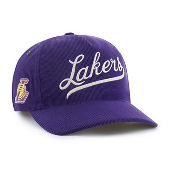 Men's '47 Purple Los Angeles Lakers Golden Age Relaxed Corduroy Hitch Adjustable Hat