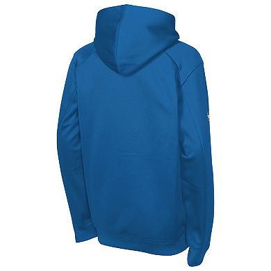 Youth Fanatics Royal Buffalo Sabres Authentic Pro Rink Raglan Hoodie
