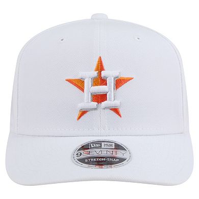 Men's New Era White Houston Astros COOLERA 9SEVENTY Adjustable Hat