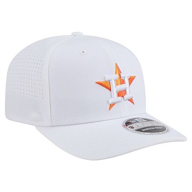 Men's New Era White Houston Astros COOLERA 9SEVENTY Adjustable Hat