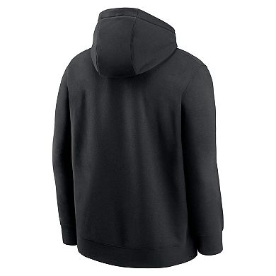 Men's Nike Black New Orleans Saints Busted Play Club Fleece Pullover Hoodie