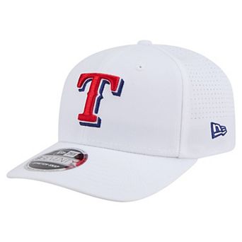 Men's New Era White Texas Rangers COOLERA 9SEVENTY Adjustable Hat