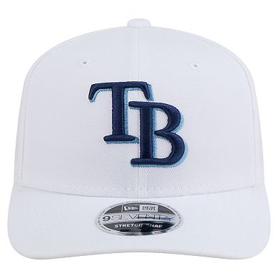 Men's New Era White Tampa Bay Rays COOLERA 9SEVENTY Adjustable Hat