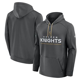 Men's Fanatics Gray Vegas Golden Knights Authentic Pro Rink Hoodie