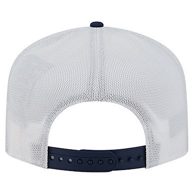 Men's New Era Navy/White Dallas Cowboys Patch 19TWENTY Adjustable Hat