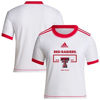Men's adidas Texas Tech Red Raiders Crop Graphic Tee