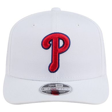 Men's New Era White Philadelphia Phillies COOLERA 9SEVENTY Adjustable Hat