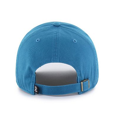 Men's '47 Teal Anaheim Ducks Alternate Logo Clean Up Adjustable Hat