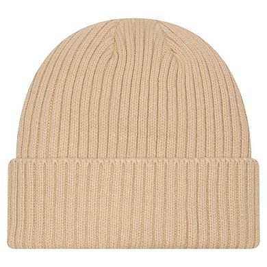 Men's New Era Tan Dallas Mavericks Color Pack Cuffed Knit Hat