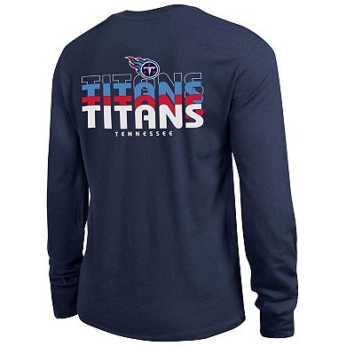 Women's Champion Navy Tennessee Titans Core Long-Sleeve T-Shirt