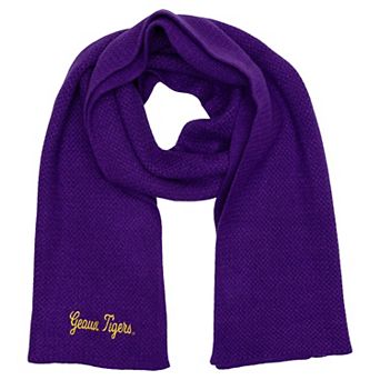 ZooZatz Purple LSU Tigers Fashion Knit Scarf