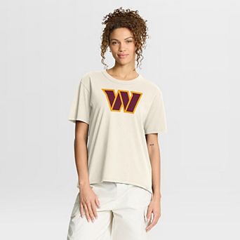 Women's Fanatics Cream Washington Commanders Dove Legacy T-Shirt