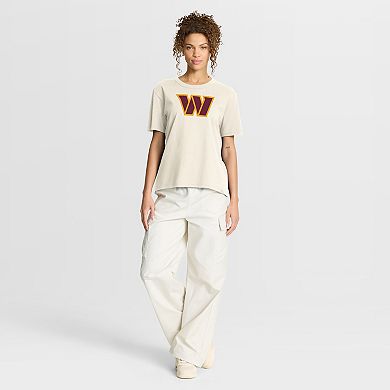 Women's Fanatics Cream Washington Commanders Dove Legacy T-Shirt