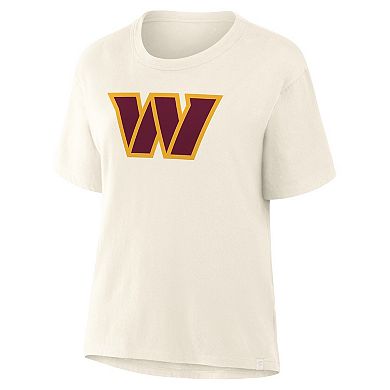 Women's Fanatics Cream Washington Commanders Dove Legacy T-Shirt