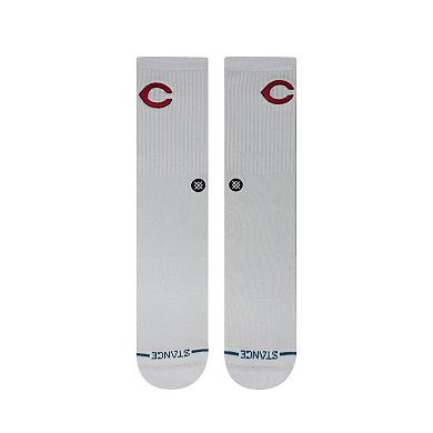 Unisex Stance Cincinnati Reds White Crested Knit Crew Socks