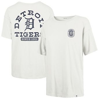 Women's '47 Natural Detroit Tigers Back Canyon Sadie T-Shirt