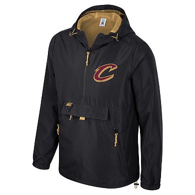 Unisex Stadium Essentials Black Cleveland Cavaliers Compete Quarter-Zip Hoodie Jacket