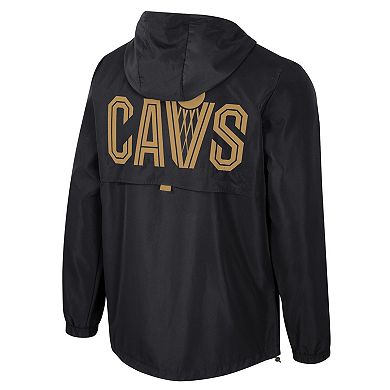 Unisex Stadium Essentials Black Cleveland Cavaliers Compete Quarter-Zip Hoodie Jacket