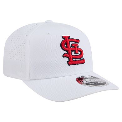 Men's New Era White St. Louis Cardinals COOLERA 9SEVENTY Adjustable Hat