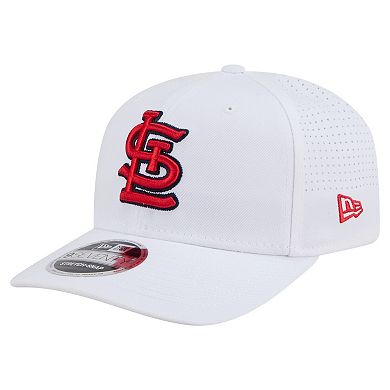Men's New Era White St. Louis Cardinals COOLERA 9SEVENTY Adjustable Hat