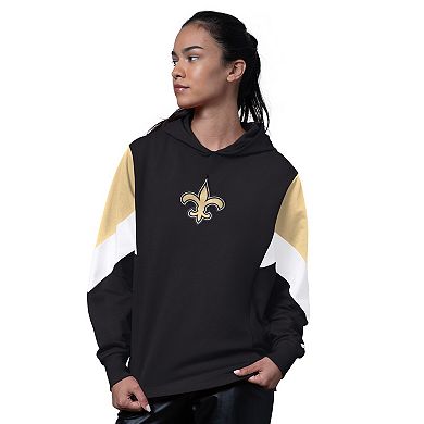 Women's Starter Black New Orleans Saints Scrimmage Hoodie